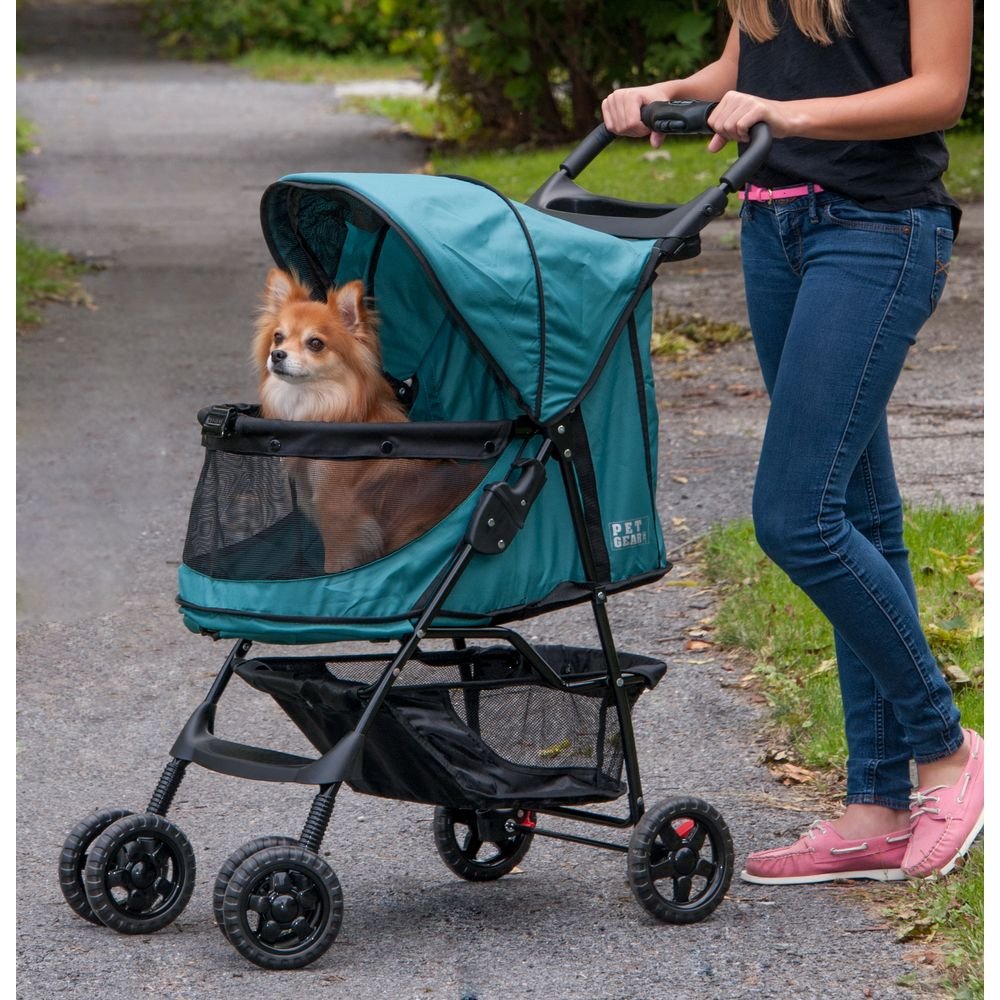 Pet Gear NoZip Happy Trails Pet Stroller for Cats/Dogs, Zipperless