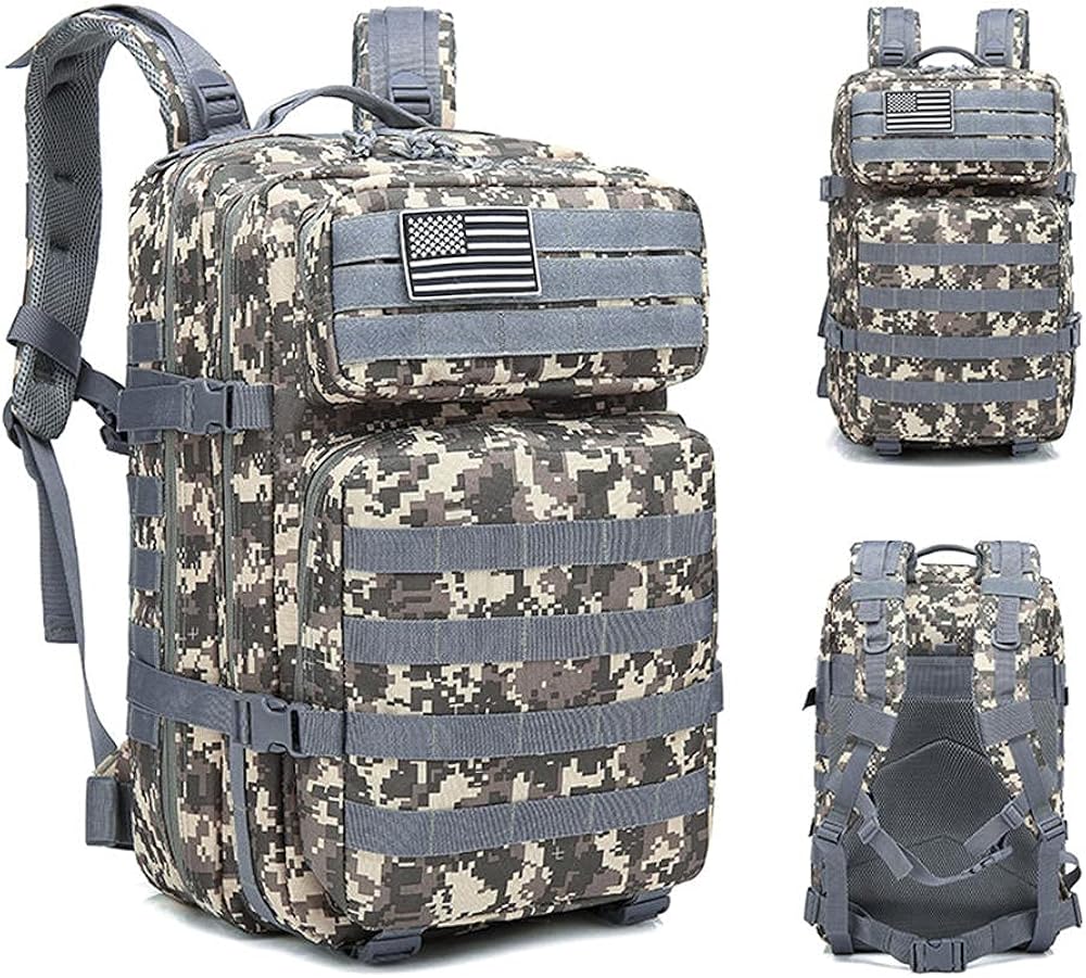 50L Backpack Training Gym Fitness Bag Man Outdoor Hiking Camping Travel