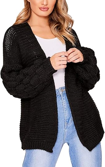 chunky winter cardigan