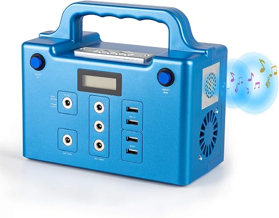 Portable Power Station Bluetooth Speaker System