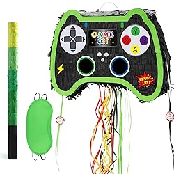 WERNNSAI Foldable Video Game Piñata - Pull String