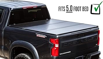 Amazon Com Rdj Trucks 65 Series Hard Folding Tonneau Easy On Easy Off Solid Flip Bed Cover Fits Compatible With Toyota Tacoma 2016 2021 5 0 Short Bed Automotive