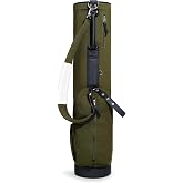 ZEETY Sunday Golf Bag, Lightweight Carry Golf Bag for Walking | Classic Minimalist Design, Holds Up to 10 Clubs, Multiple Storage Pockets, Ideal for Driving Range, Par 3 and Full Rounds