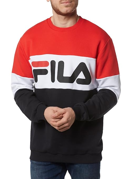 Fila Sweat Straight Blocked Red WhiteBlk