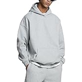 Gihuo Men Hoodie Men's Fleece Hooded Pullover Sweatshirts