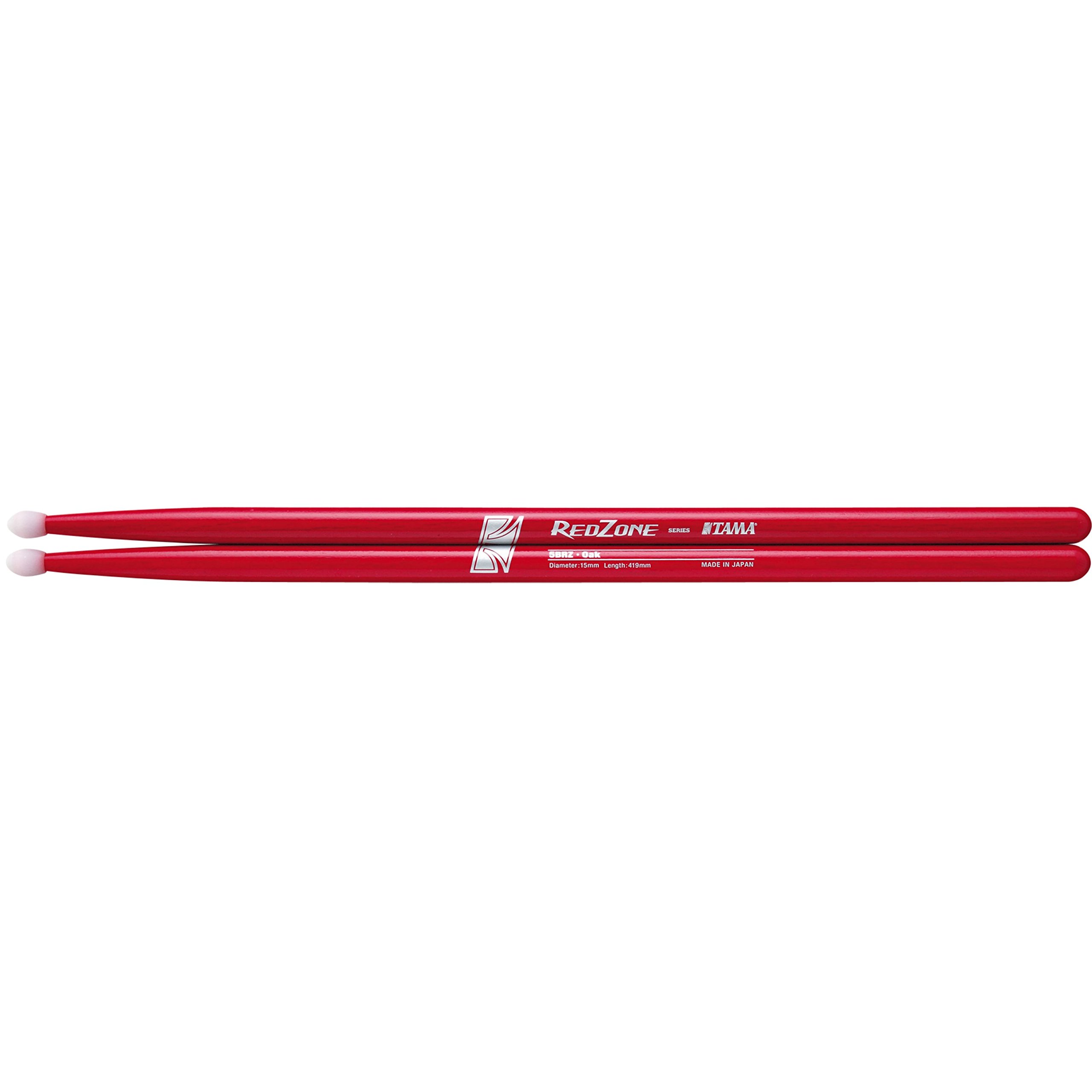 Tama TAMA-O5BRZ Drumsticks Redzone Nylon Tip Pair Length 419 mm Diameter 15 mm
