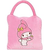Department 56 Snowpinions Sanrio My Melody Holding a Strawberry Travel Throw Blanket, 36 by 40 Inch, Pink