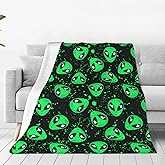 Alien Throw Blanket Soft Cozy Plush Warm Fleece Blanket for Sofa Couch Bed 60"X50"