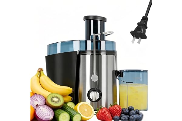 1000W Fast Juicer Machine, Easy Clean Centrifugal Juice Extractor, 2.7inch Wide Mouth Feed Chute High Juice Yield Fruit&Veget