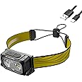 Nitecore NU25 400 USB-C Rechargeable Headlamp, Lightweight, Dual Beam, with Red Lighting for Hiking, Climbing, and Camping, with Organizer