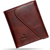 Full-Grain Leather Wallet for Men, Handcrafted Mens Bifold Wallet with RFID Blocking, Magnetic Closure, Slim Minimalist Thin Design, ID Window, Book Shaped Gift Ready Box, 3-Year Warranty