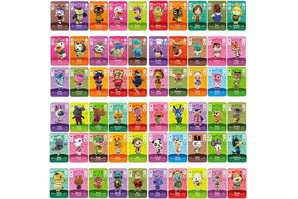 New Villager Animal Crossing NFC Tag Card Compatible with Switch/Switch Lite Mini Cards (201-300 Villagers (Series 3))