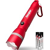Energizer R-300 LED Flashlight, Water Resistant Flash Light, Red Flashlight | Battery flashlight, Emergency safety light, durable emergency light for hurricane preparedness, batteries included, IPX4
