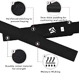 AQF Weight Lifting Straps 60CM Cotton Wrist Straps Neoprene Padding view 5