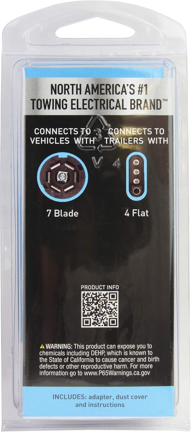 Hopkins Towing Solutions 47345 4 Wire Flat Adapter: Automotive