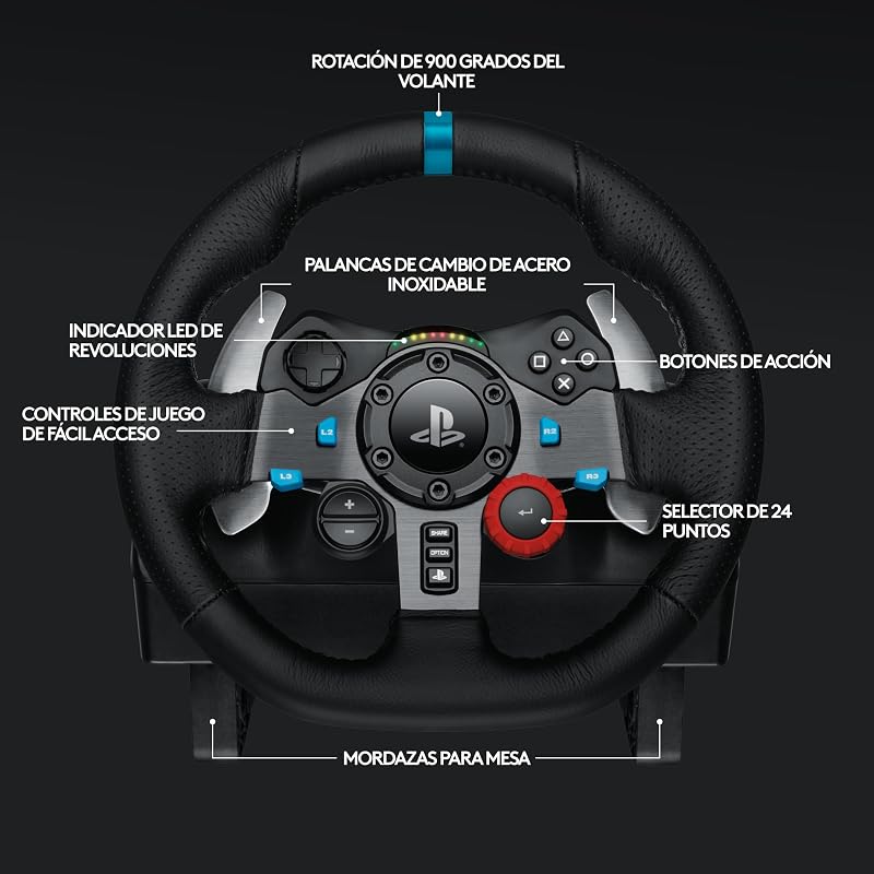 G29, Driving Force Volante y Pedales para Playstation & PC