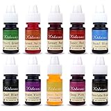 Food Coloring - 10 Color cake food coloring liquid Variety Kit for Baking, Decorating,Fondant and Cooking, Slime Making Suppl