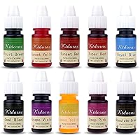 Food Coloring - 10 Color cake food coloring liquid Variety Kit for Baking, Decorating,Fondant and Cooking, Slime Making…