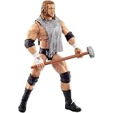 WWE Triple H Ultimate Edition Wave 3 Multiple-Pose 6-inch Action Figure with Entrance Gear, Extra Heads &amp; Swappable Hands ​