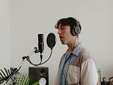 Audio-Technica AT2020 Cardioid Condenser Microphone Black view 9