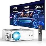 NexiGo WiFi Bluetooth Projector PJ10 [300ANSI
