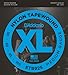 D'Addario Bass Guitar Strings, Tapewound Black Nylon, ETB92S, Short Scale, Medium Gauge 50-105, 4-String Set, Pack of 1