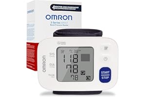 OMRON 3 Series Wrist Blood Pressure Monitor for Home Use - #1 Doctor & Pharmacist Recommended Brand - Clinically Validated