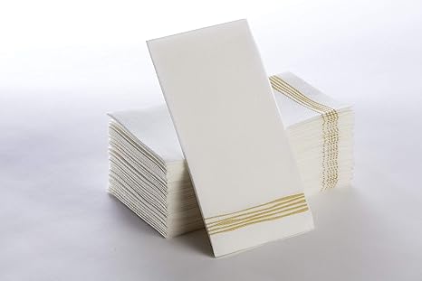 Amazon Com Disposable Hand Towels Decorative Linen Feel Paper