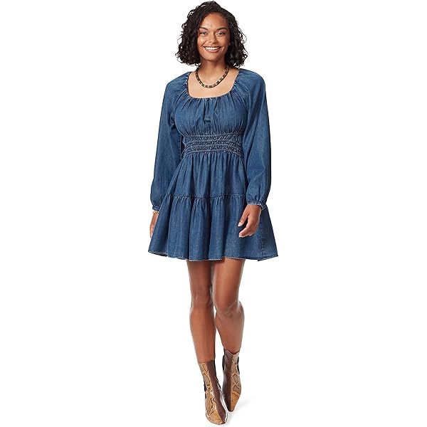 (取寄) ハットレイ レディース ライリー シャツドレス Hatley women Riley Shirtdress Maritime Denim Wash Hatley Riley Shirtdress Maritime Denim Wash LG at Amazon Women's