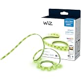 WiZ Connected 13ft LED Light Strip Base Kit + Extension - Flowing Multicolor LED Color-Changing Light Strip For Your Smart Home - Compatible with Alexa and Google Home Assistant