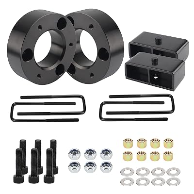 Kit De Nivellement RAM 1500 2009-2018 4WD - 3" Avant, 2" Arrière | Aluminium, Revêtement Poudre