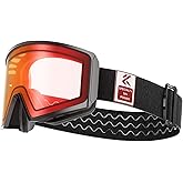 KAPVOE ski goggles Magnetic lens, Anti-fog, UV400 protection, Suitable for men, women and teenagers K719