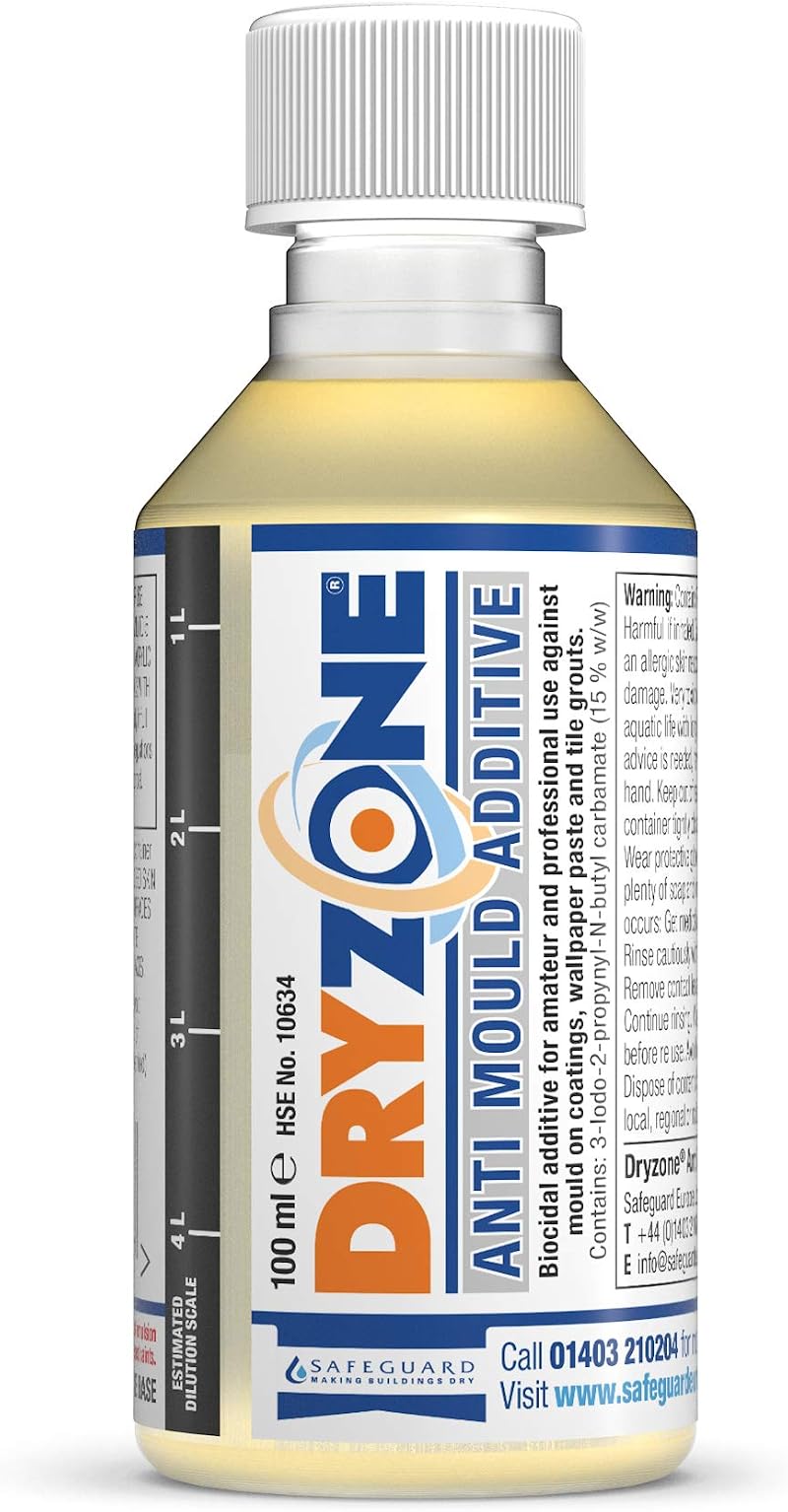 Dryzone Anti-Mould Additive 100ml for 5L Emulsion Paint Concentrate