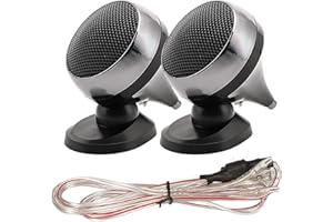 2pcs Universal Car Tweeter Loudspeaker 150W 4Ohm Audio Silk Film High-Pitched for Modification Nondestructive High Efficiency