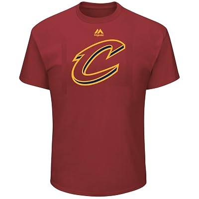 Majestic Cleveland Cavaliers NBA Mens Primary Logo T-Shirt