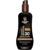 Australian Gold Spray Gel Sunscreen SPF 30 Broad Spectrum | Instant Bronzer