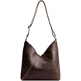 Portland Leather Goods Naomi Shoulder Bag – Handmade Slouchy Bag with Adjustable Crossbody Strap & Secure Magnetic Closure