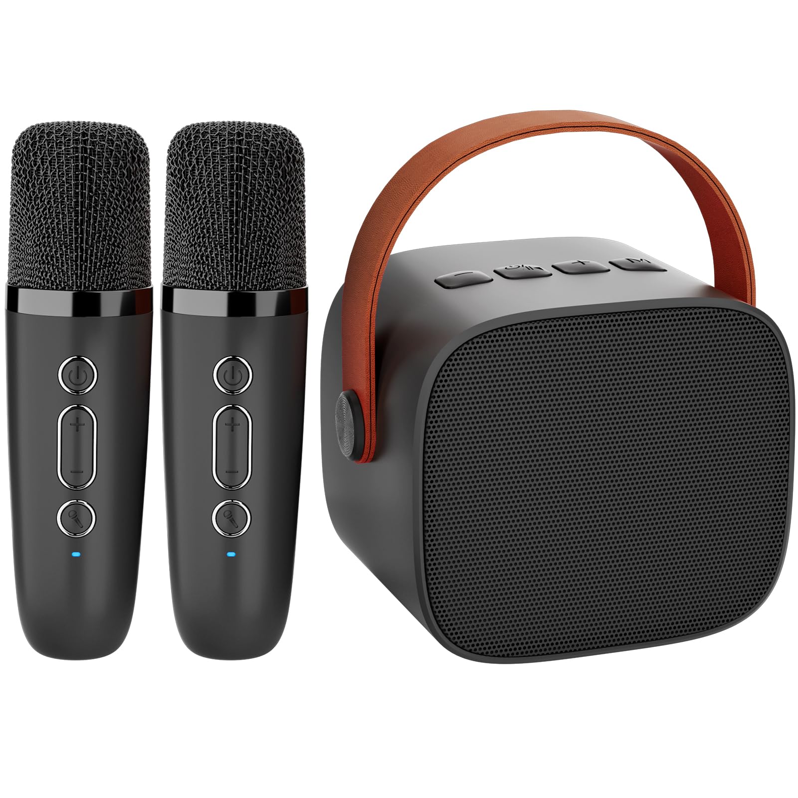 Photo 1 of IROO Karaoke Machine for Kids,Most Popular Birthday Gifts for 3, 4, 5, 6, 7, 8, 9, 10,11,12 +Year Old Girls Boys,Mini Karaoke Machine with 2 Wireless Microphones,Portable Bluetooth Home Party (Black)