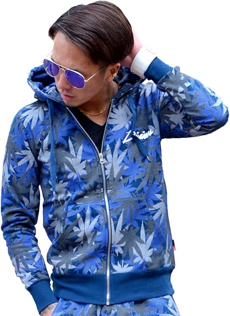 Amazon ディバイナー Diviner パーカー メンズ パーカ 長袖 ジップアップ スウェット ブランド ストリート 大きいサイズ Xl ブルー トレーナー パーカー 通販