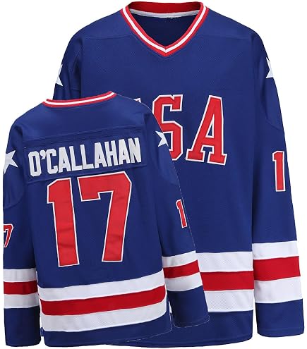 Amazon.com : Youth Hockey Jersey of USA1980 Olympic Team Jerseys