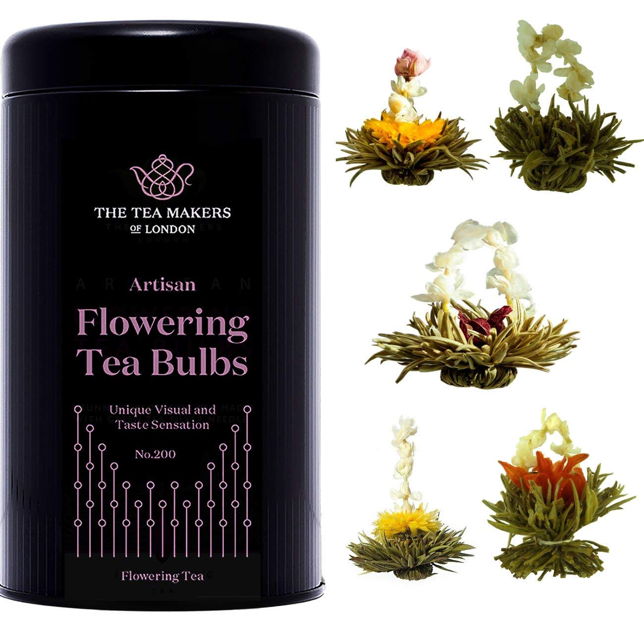 The Tea Makers of London Flowering Tea Individually Foil Packed