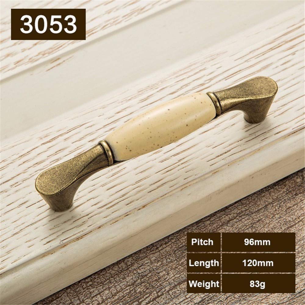 Cabinet Hardware Knobs Wanjiamenshop 2 Pieces Beige Ceramic Door