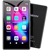 MP3 Player with Bluetooth and WiFi, Android 14 Spotify Music Player for Amazon Music,Pandora, Audible. 4.02" Touchscreen,Speaker,16GB Memory,Supports Play Store,Up to 512GB
