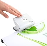 Rapesco 1522 ECO 2-Hole Punch 22 Sheet Capacity Soft White view 2
