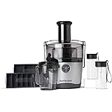 NutriBullet Juicer Pro Centrifugal Juicer Machine for Fruit, Vegetables, and Food Prep, 27 Ounces/1.5 Liters, 1000 Watts, Sil