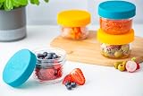 Kilner Snack and Store Pots Set of 2 Glass Jars 125 ml Leak-Proof Lids view 7