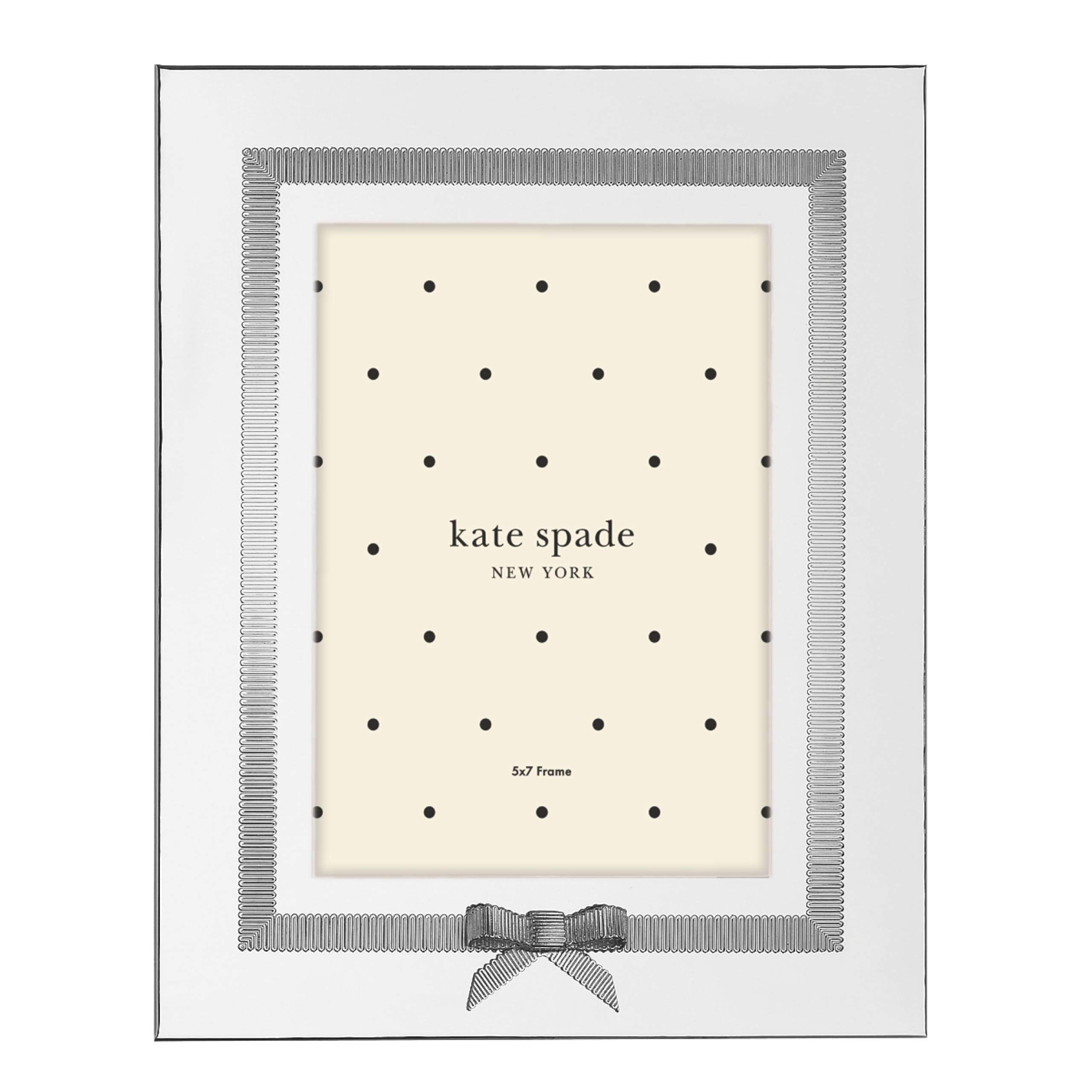 KATE SPADE Grace Avenue 5" x 7" Frame, 1.60 LB, Metallic — image 1