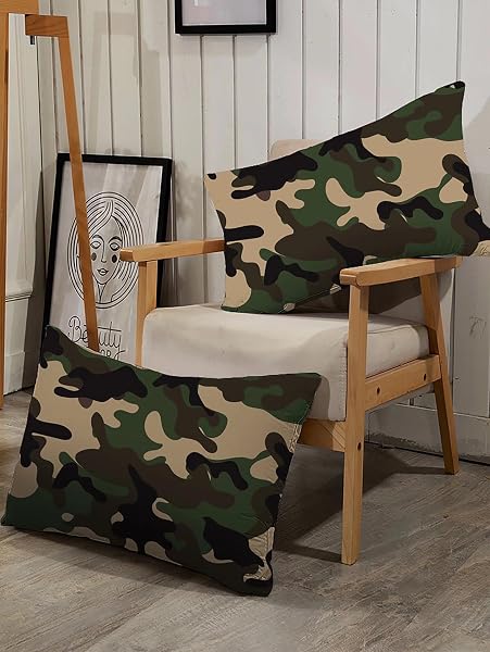 KXRY GREEN CAMOUFLAGE COMFORTER SET FULL SIZE CAMO BEDDING SET FOR KIDS TEENS BOYS SOFT BEDROOM DECOR FOR ALL SEASONS WITH 1 COMFORTER AND 2 PILLOWCASES