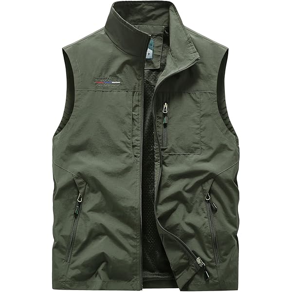 Reversible Fleece Lined Men's Vest, Full Zip, Sleeveless Jacket