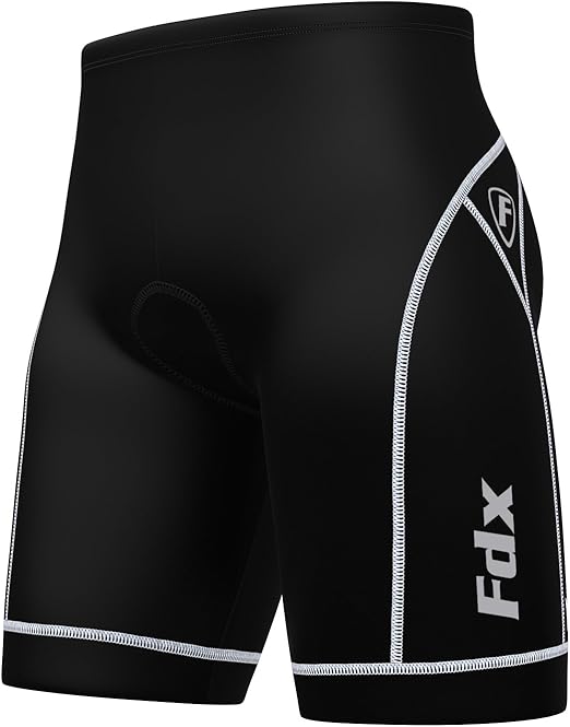 FDX Mens Quality Cycling Shorts Anti Bac Padding Outdoor Cycle Gear